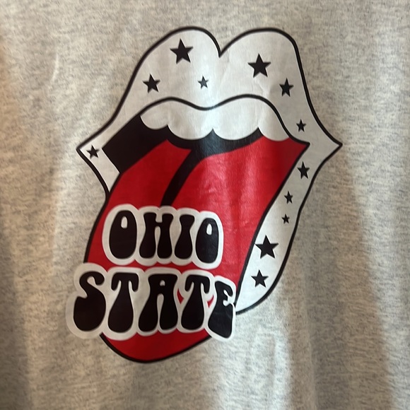 Jerzees Ohio State sweatshirt size large  heather gray active pull over sports - Picture 5 of 15